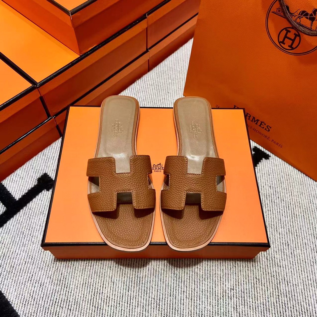 에르메스 올수공 오란 슬리퍼 샌들 토고 39